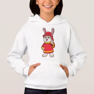 Rabbit as Firefighter with Helmet Hoodie