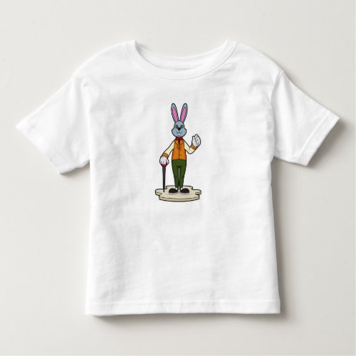 Rabbit as Gentleman with Cane Toddler T_shirt