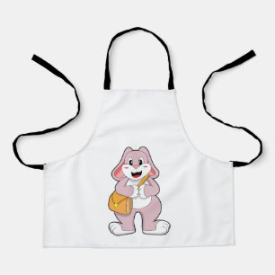 Rabbit as Hiker with Bag Apron