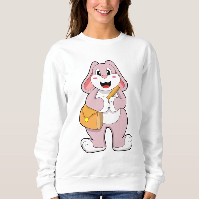 Rabbit as Hiker with Bag Sweatshirt (Front)