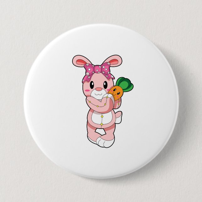 Rabbit as Toy Button (Front)