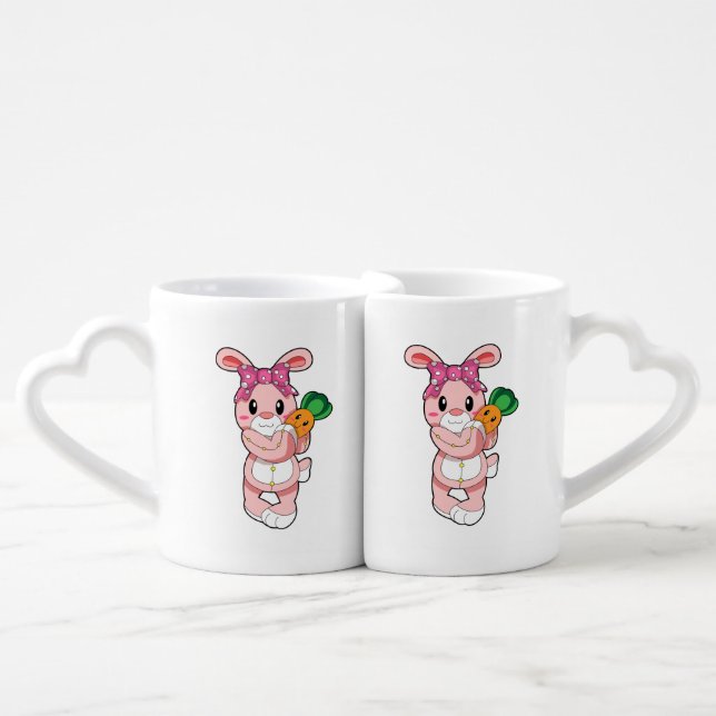 Rabbit as Toy Coffee Mug Set (Front Nesting)