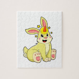 Rabbit as Unicorn Jigsaw Puzzle