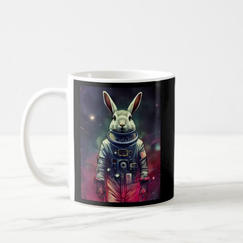 Rabbit Astronaut Cosmonaut Astronomy Rabbit Coffee Mug