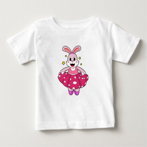 Rabbit at Ballet Dance Baby T_Shirt