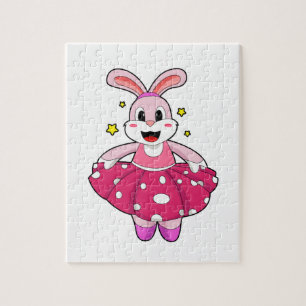 Rabbit at Ballet Dance Jigsaw Puzzle