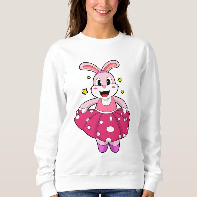 Rabbit at Ballet Dance Sweatshirt (Front)