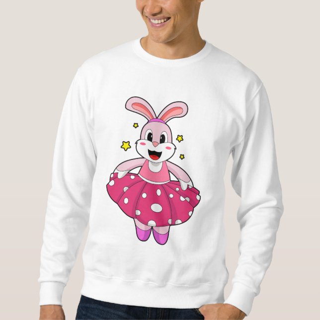 Rabbit at Ballet Dance Sweatshirt (Front)