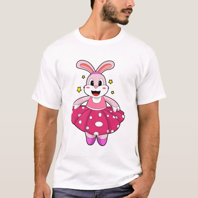 Rabbit at Ballet Dance T-Shirt (Front)