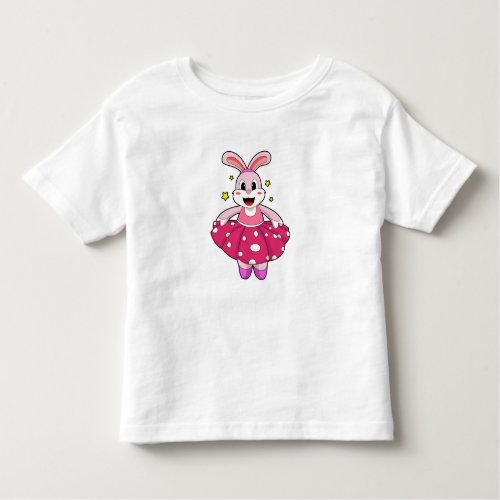 Rabbit at Ballet Dance Toddler T_shirt