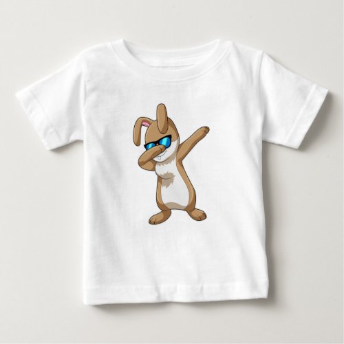 Rabbit at Hip Hop Dance Dab Baby T_Shirt