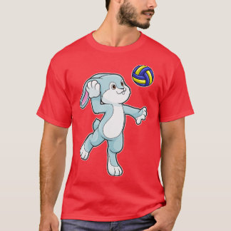 Rabbit at Sports with Volleyball 1 T-Shirt