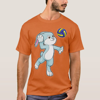 Rabbit at Sports with Volleyball 2 T-Shirt