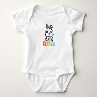Rabbit Baby Jersey Bodysuit
