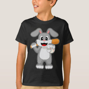 Rabbit Baseball Baseball bat Sports T-Shirt