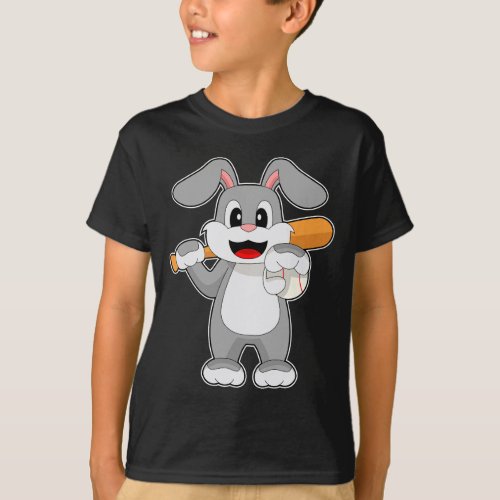 Rabbit Baseball Baseball bat Sports T_Shirt