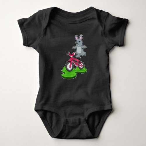 Rabbit Bicycle Baby Bodysuit
