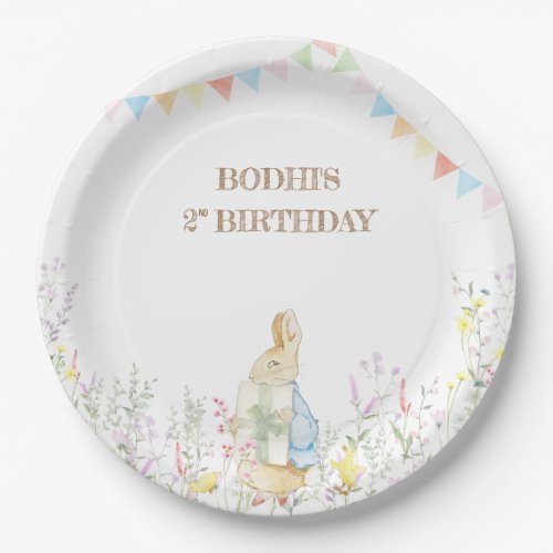 Rabbit Birthday Parade Paper Plates