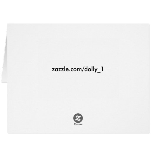 Rabbit Blank Card (Back Horizontal)