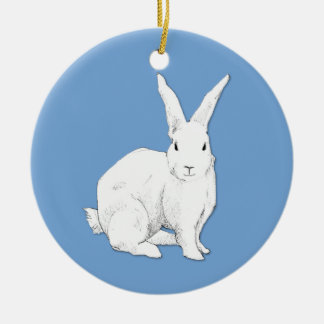 Rabbit blue Ornament