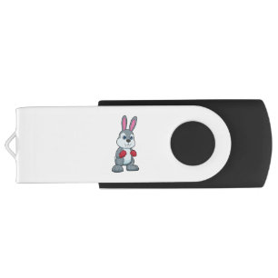 Rabbit Boxing Boxer Boxing gloves Flash Drive