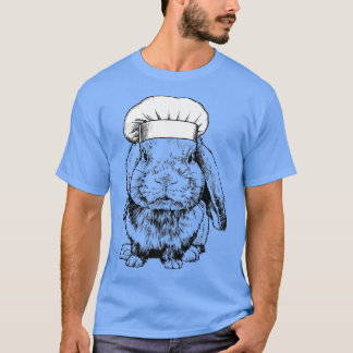 Rabbit Bunny Chef Funny Cooking CookT-Shirt T-Shirt