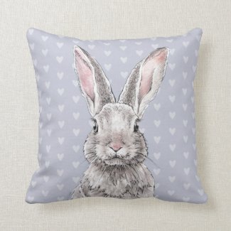 Rabbit Bunny Cute Pastel Animal Art Two-sided