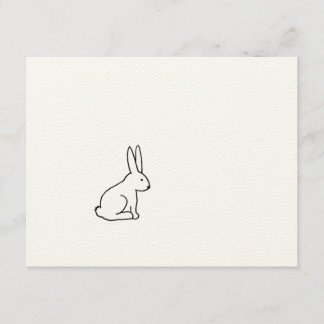 Rabbit bunny fun simple graphic symbol logo art announcement