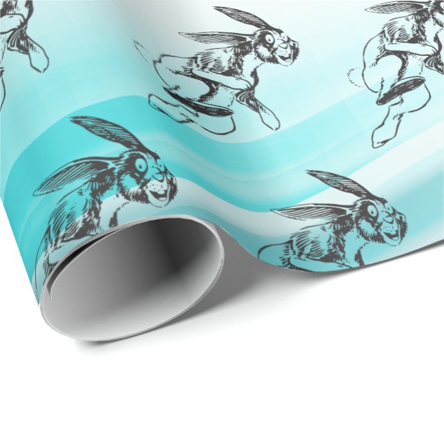Rabbit Bunny Jack Rabbit Gift Wrap (Roll Corner)
