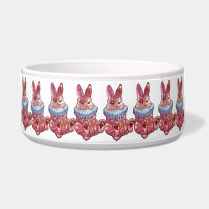 Rabbit Bunny named Ladybug Candy Jar Bowl