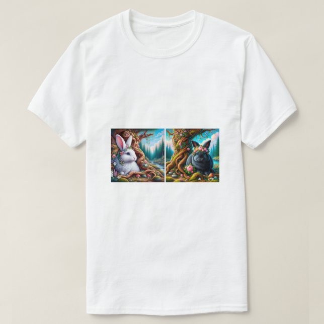 Rabbit Bunny T-Shirt (Design Front)