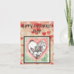 Rabbit Bunny Valentine Heart Pink Red Pet Friend Card