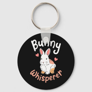 Rabbit Bunny Whisperer Keychain