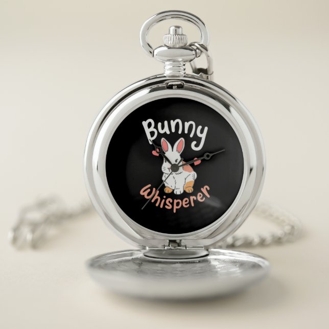Rabbit Bunny Whisperer Pocket Watch (Inside)