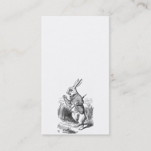 Customizable Rabbit Business Card