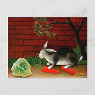 Rabbit by Henri Rousseau Postcard