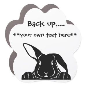 Rabbit Car Magnet Customized