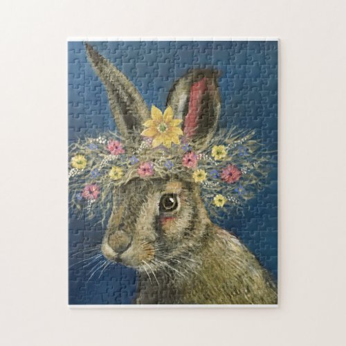 Rabbit Celebrates Spring Jigsaw Puzzle