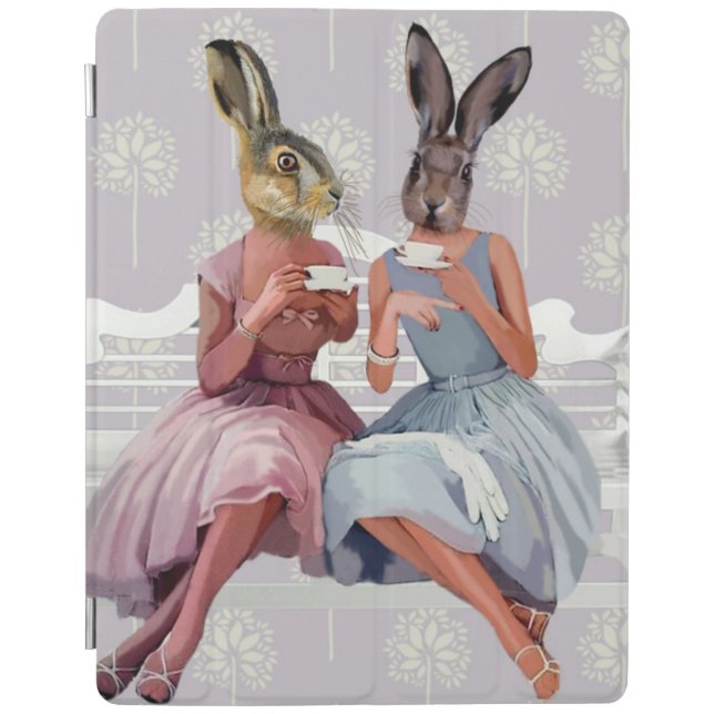 Rabbit Chat iPad Air Cover (Front)