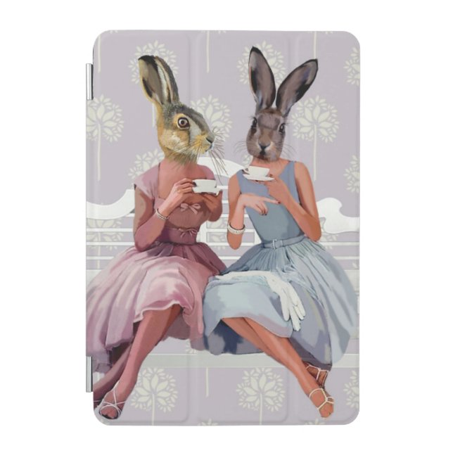 Rabbit Chat iPad Mini Cover (Front)