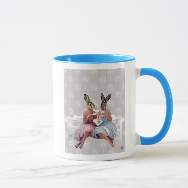 Rabbit Chat Mug (Right)