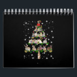 Rabbit Christmas Tree Covered By Flashlight Calendar<br><div class="desc">Rabbit Christmas Tree Covered By Flashlight</div>