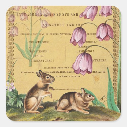 Rabbit Collage Sticker Journal Planner Packaging