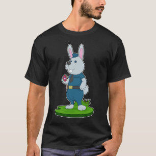 Rabbit Cop Donut Police T-Shirt