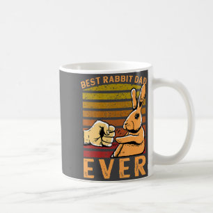 Rabbit Dad Ever Rabbit Owner Easter Bunny Coffee Mug