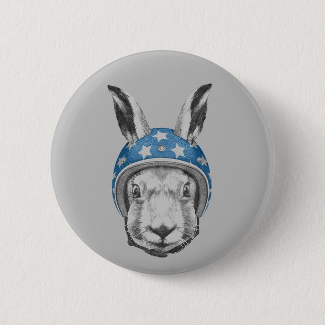 Rabbit Daredevil Button (Front)