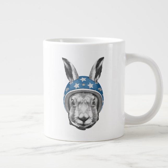 Rabbit Daredevil Giant Coffee Mug (Right)