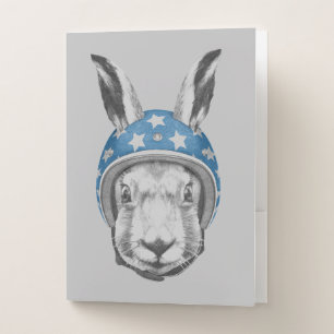 Rabbit Daredevil Pocket Folder