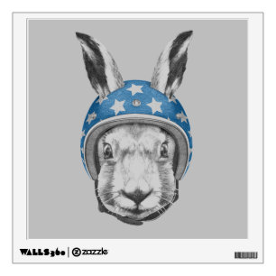 Rabbit Daredevil Wall Decal