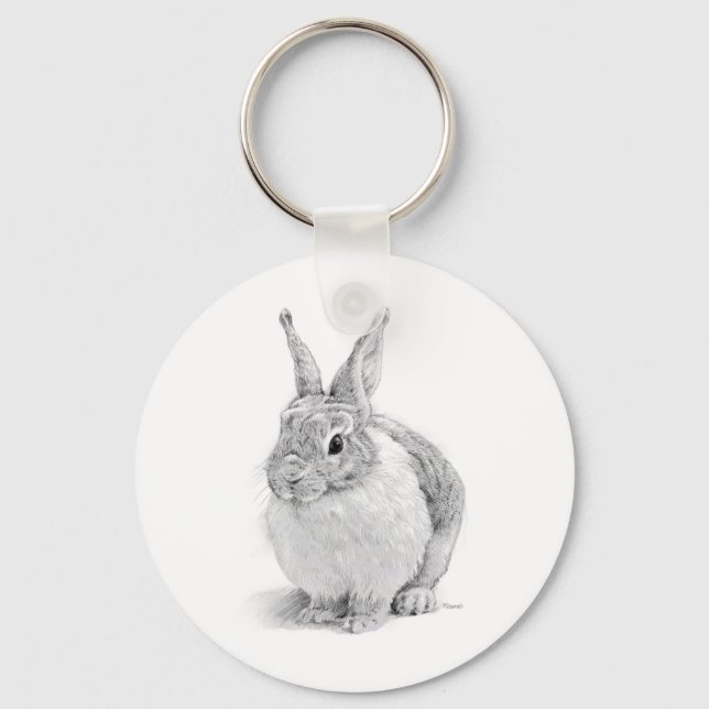 Rabbit Day Keychain (Front)